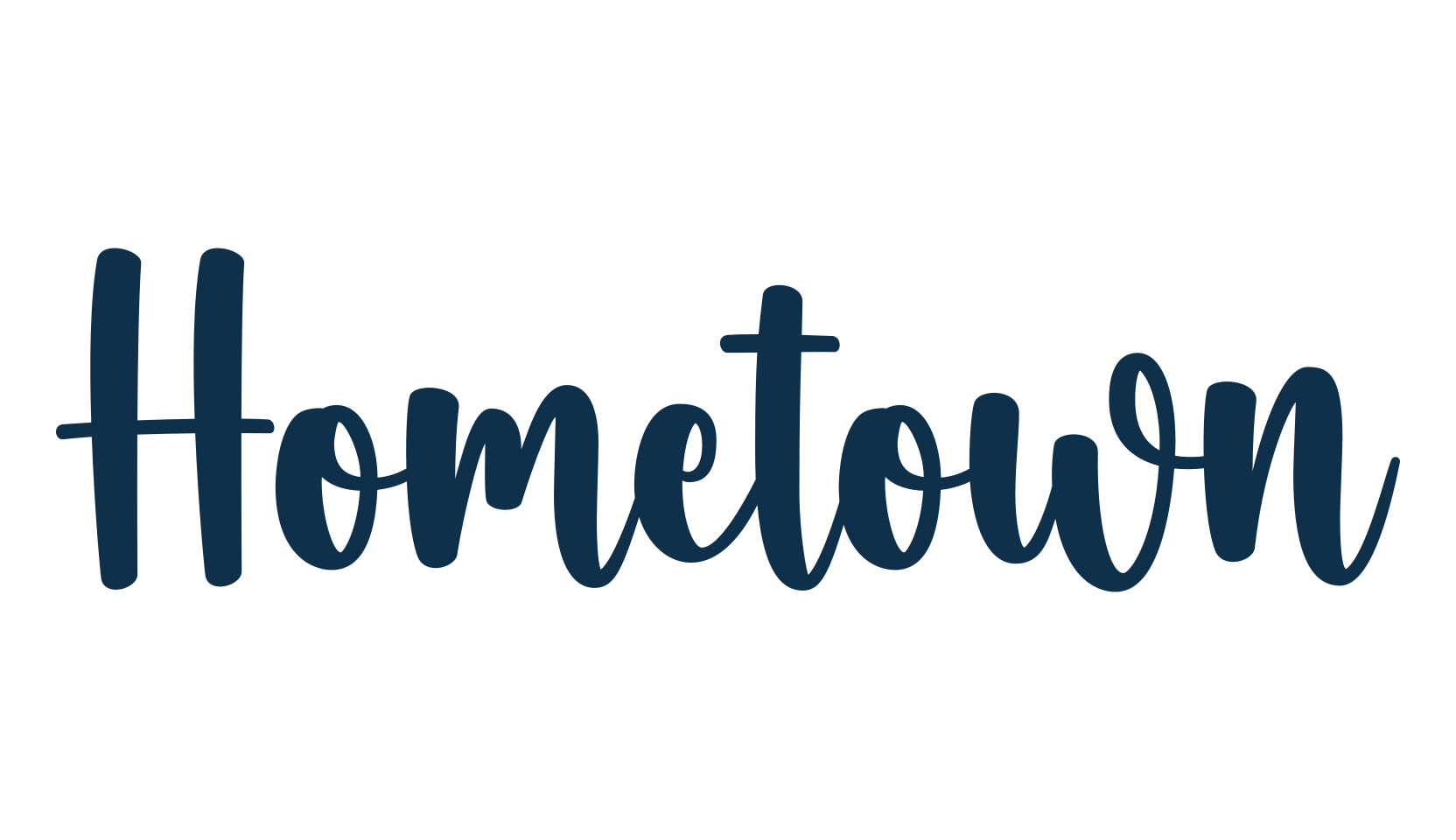 Hometown (hometown-5), fancy decorative font preview