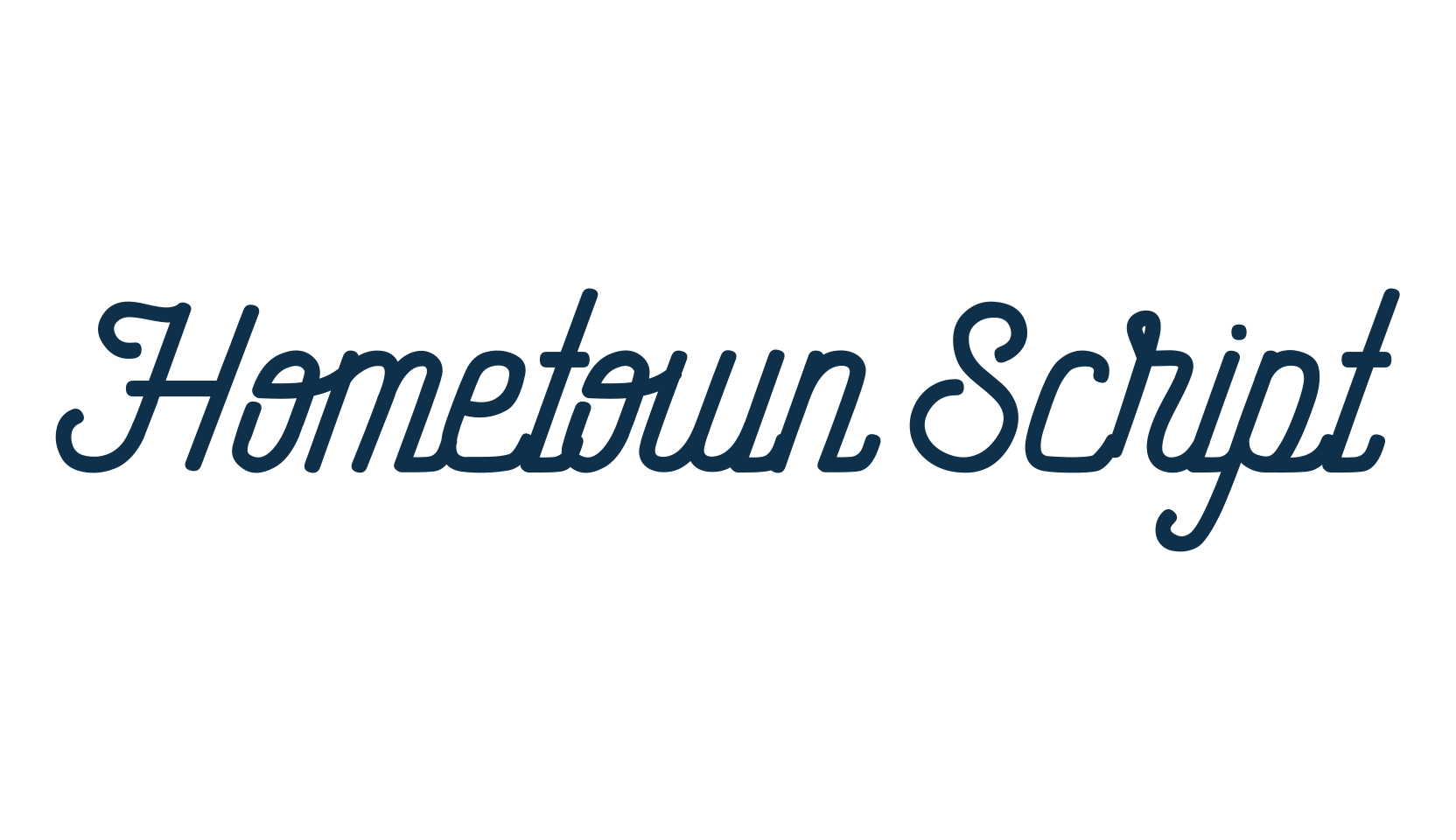 Hometown Script, display market font preview