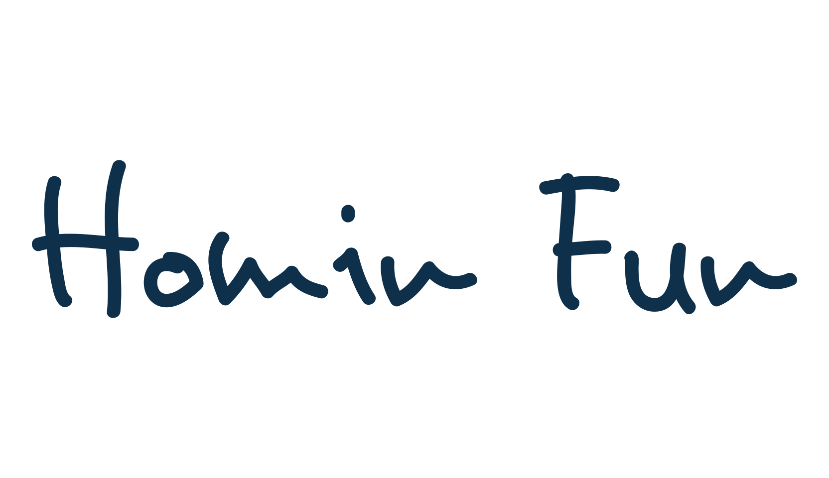 Homin Fun, script handwritten fancy decorative calligraphy font preview