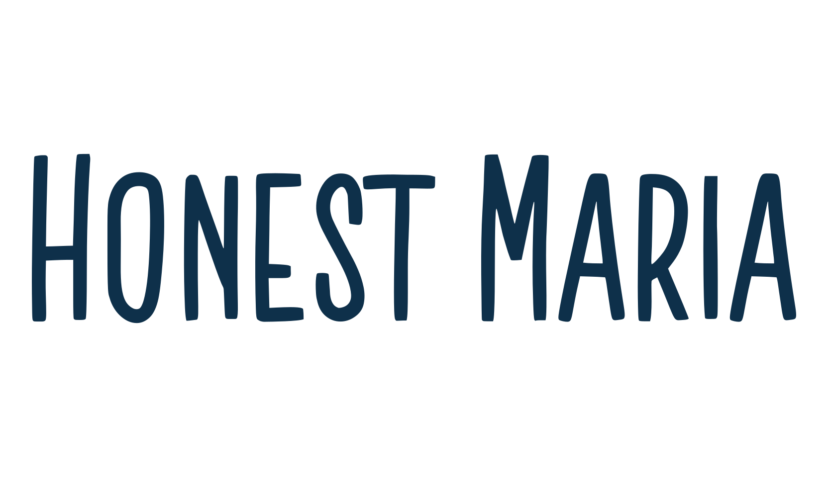 Honest Maria, fancy various decorative script calligraphy font preview