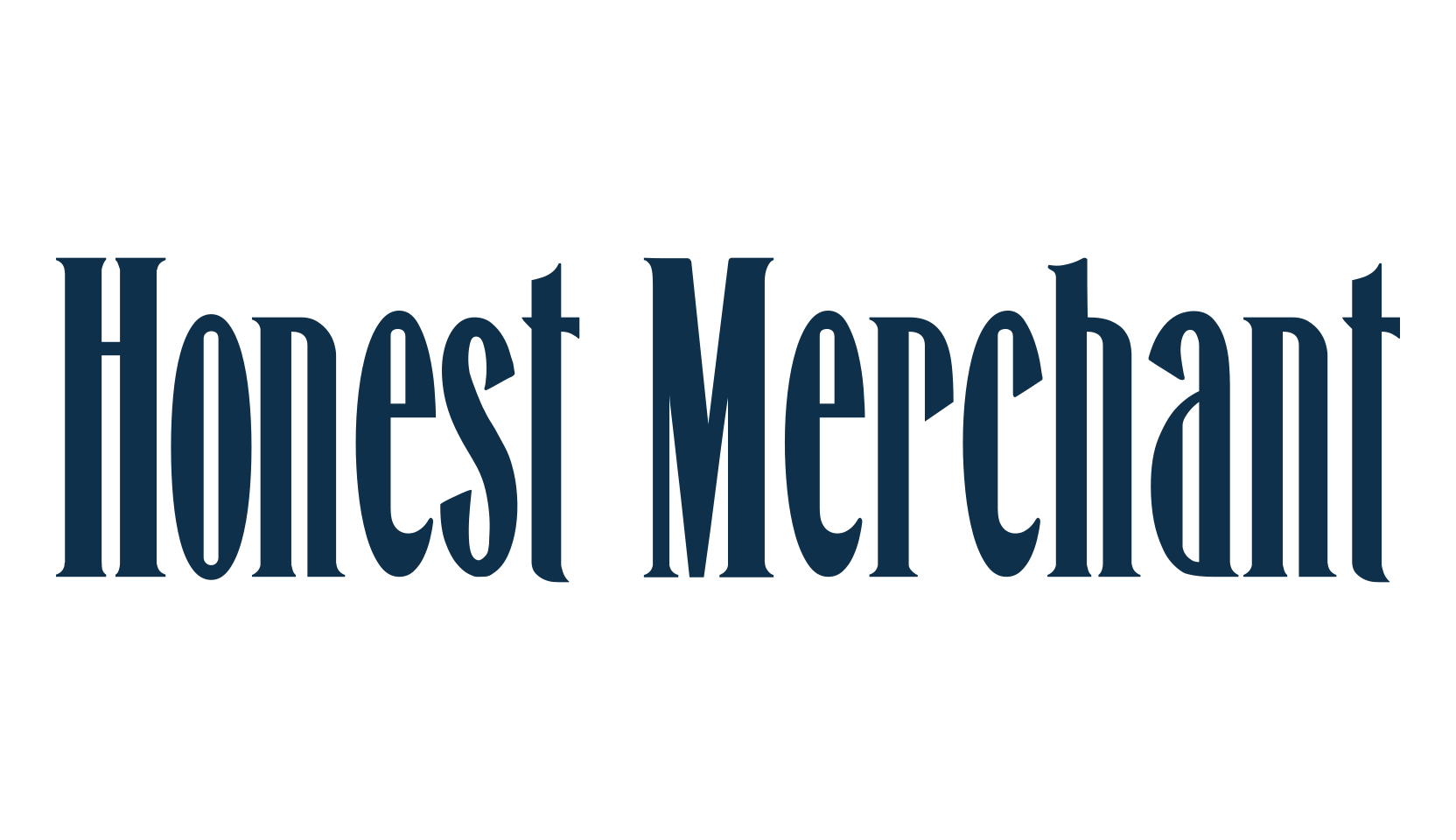 Honest Merchant, retro font preview