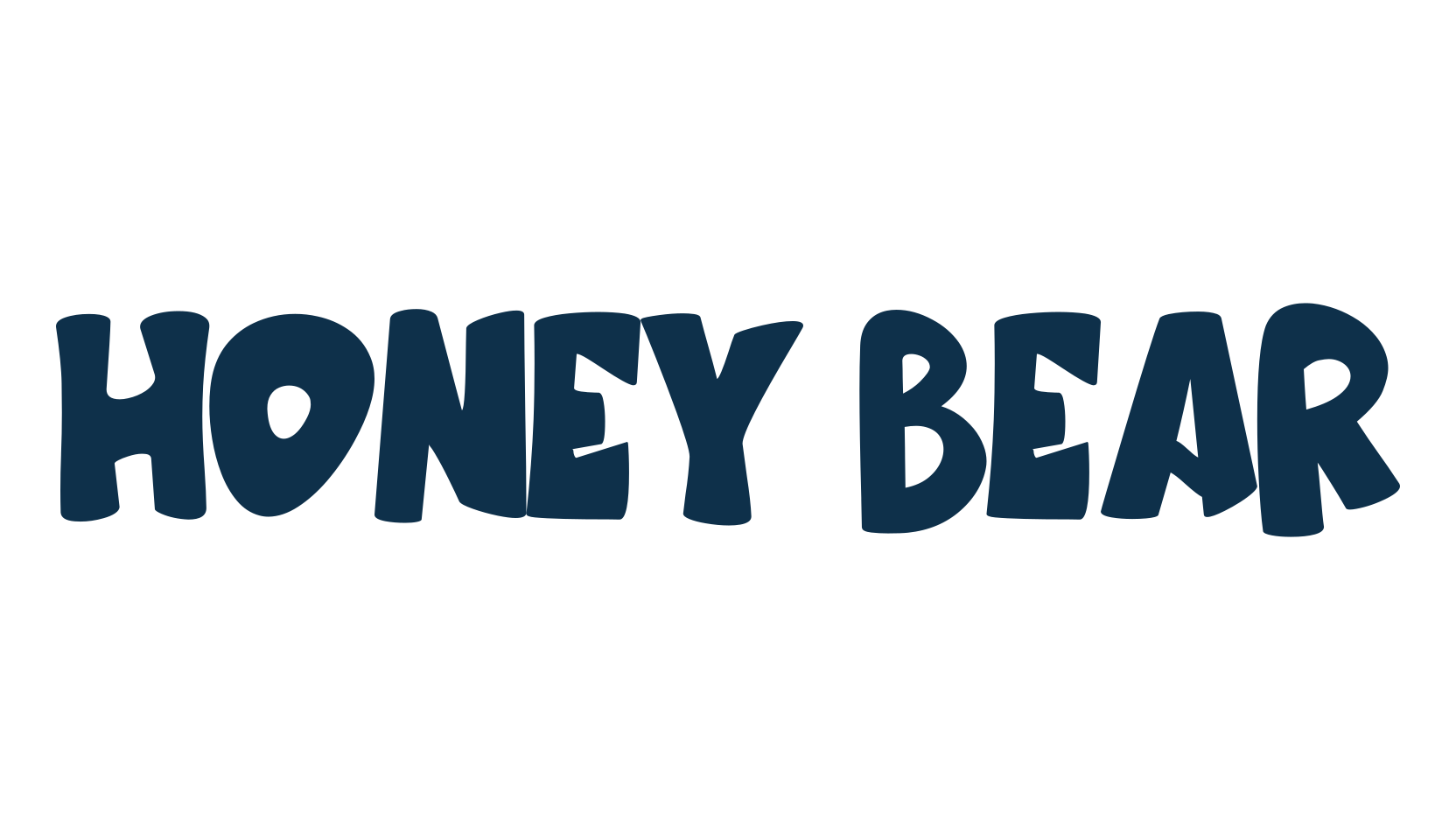 Honey Bear, cartoon font preview