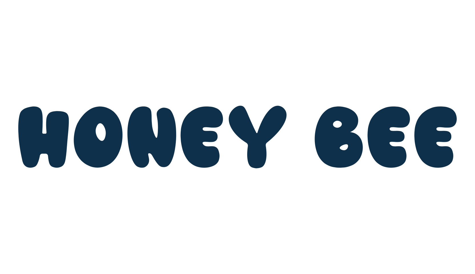 Honey Bee (honey-bee-6), cartoon font preview