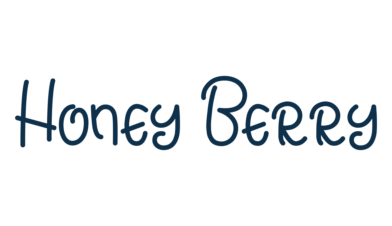 Honey Berry, fancy decorative font preview