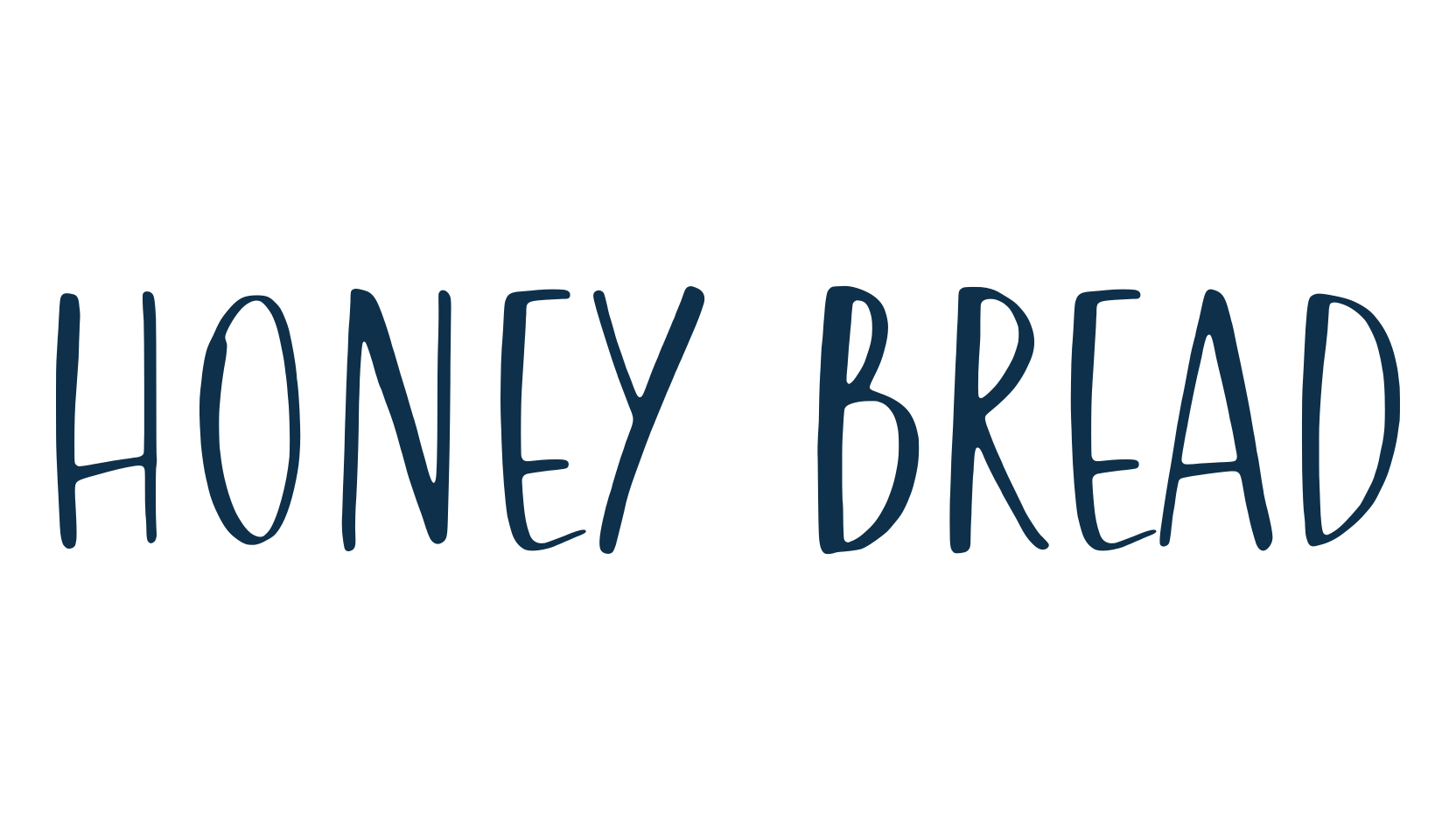 Honey Bread, fancy cartoon decorative comic font preview