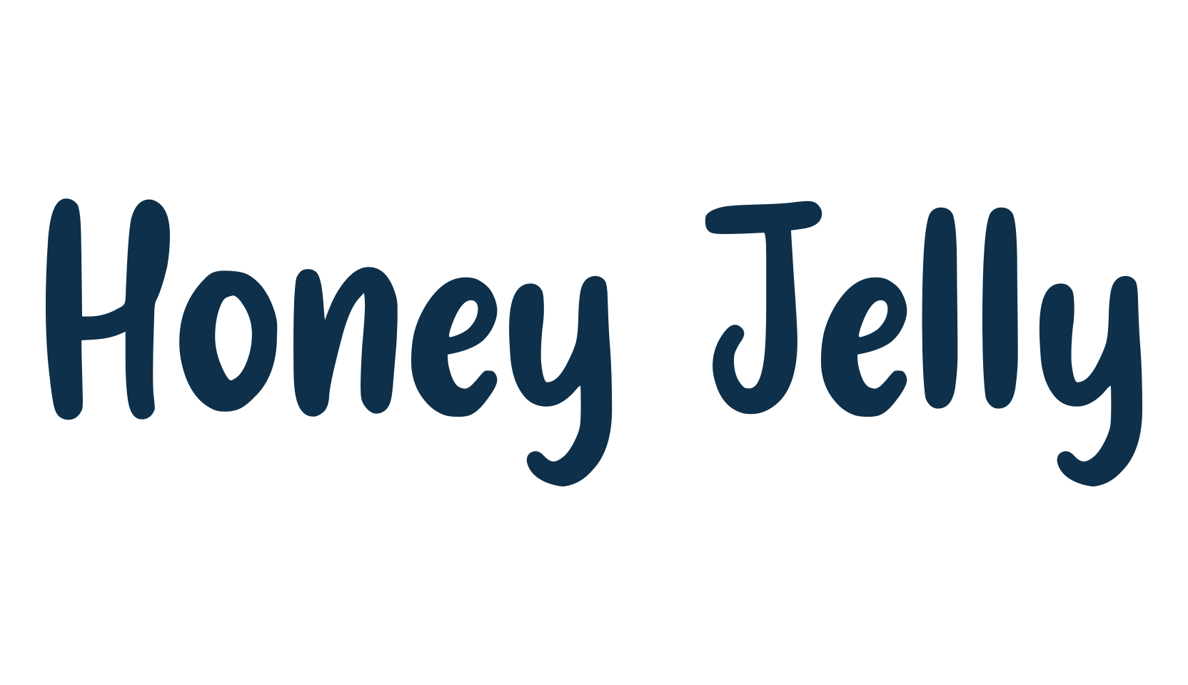 Honey Jelly, script handwritten fancy decorative calligraphy font preview