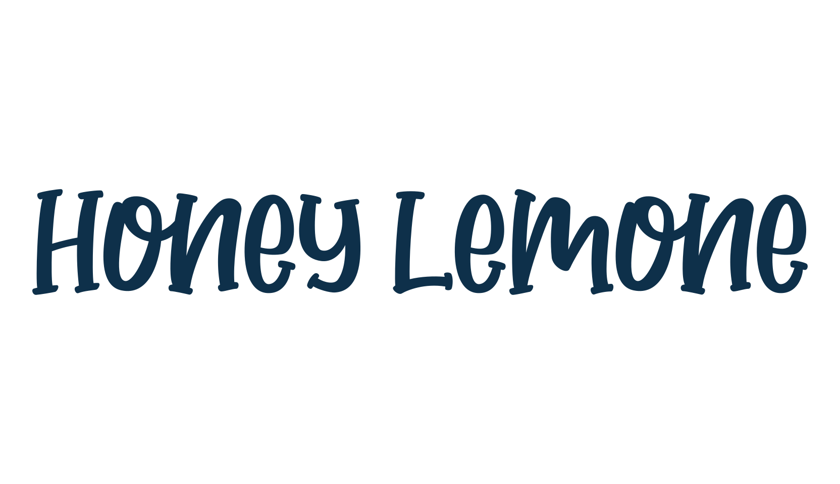Honey Lemone, cartoon font preview
