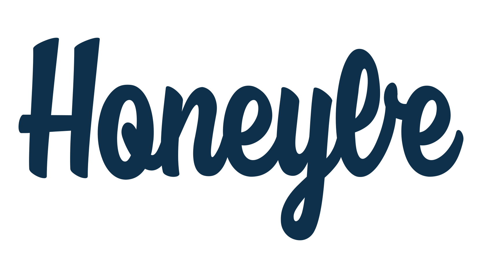 Honeybe, old school font preview