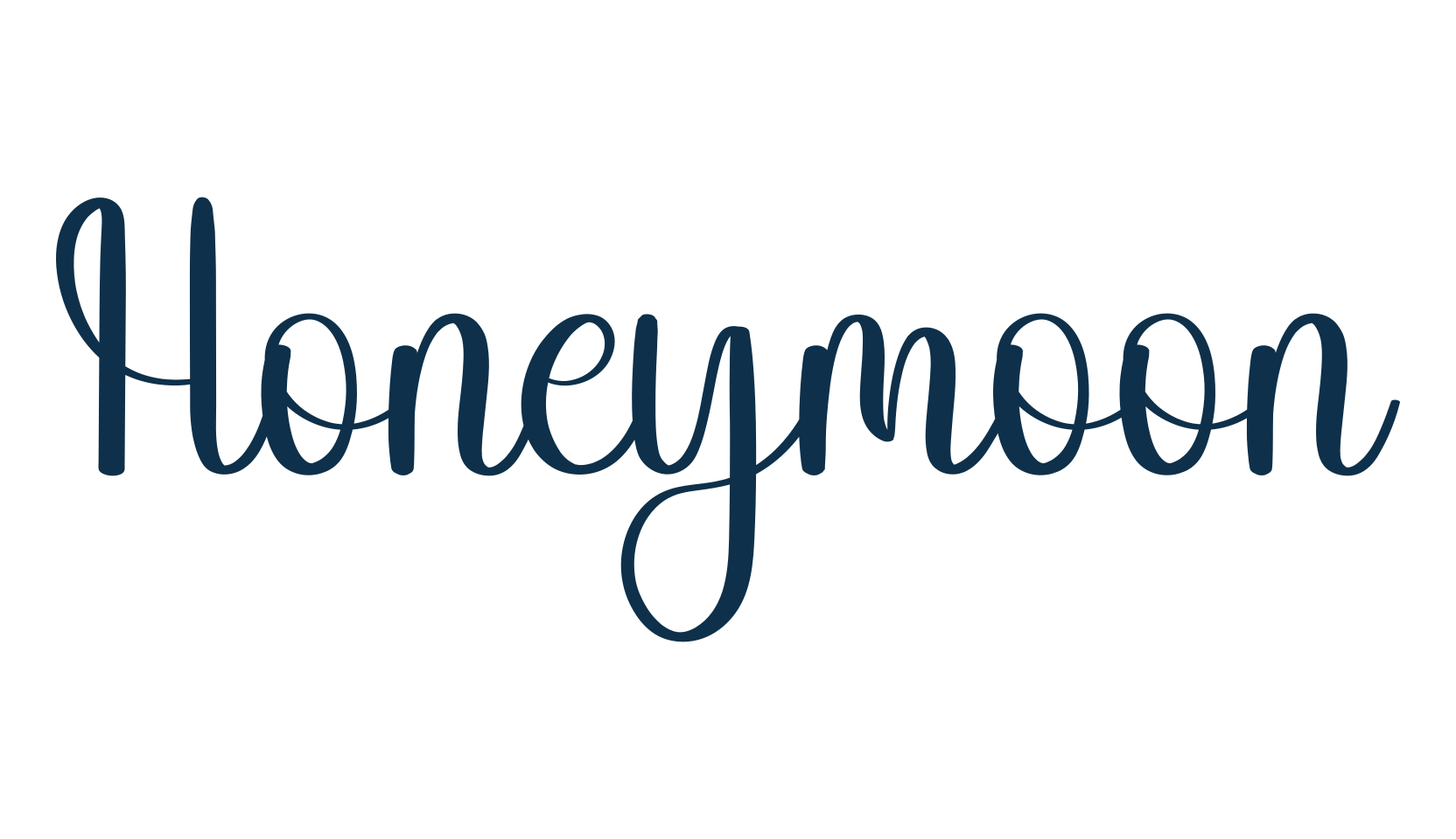 Honeymoon (honeymoon-5), fancy various decorative script calligraphy font preview