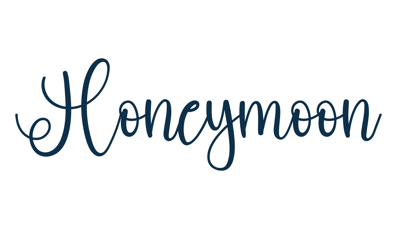 Honeymoon (honeymoon-7), script calligraphy fancy decorative font preview