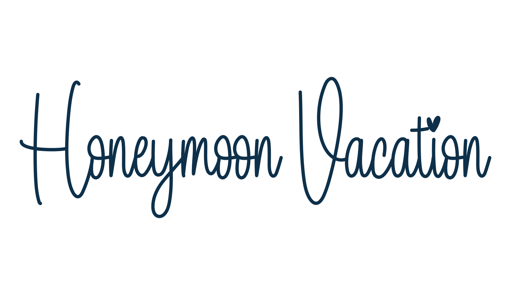 Honeymoon Vacation, script handwritten fancy decorative calligraphy font preview