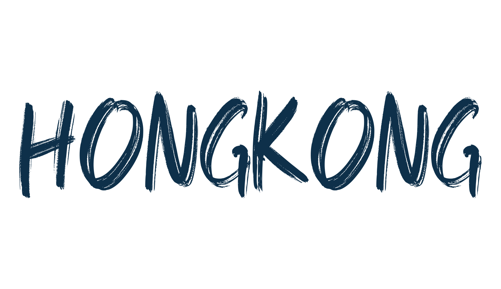 Hongkong (hongkong-2), brush font preview
