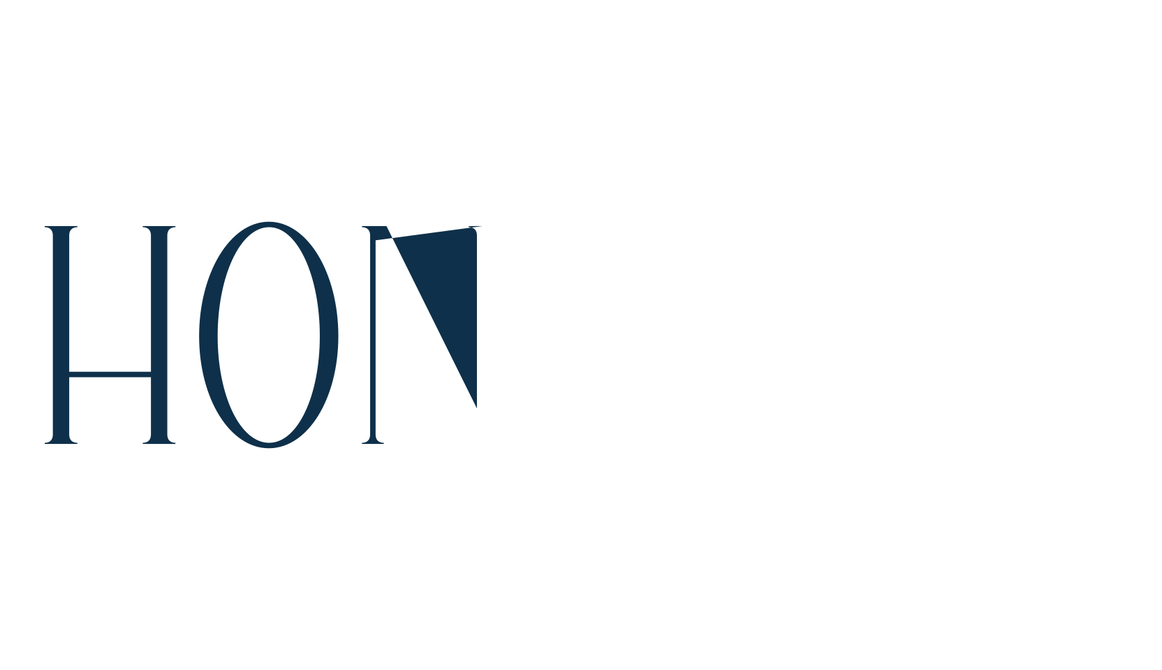 Honissen, basic serif font preview