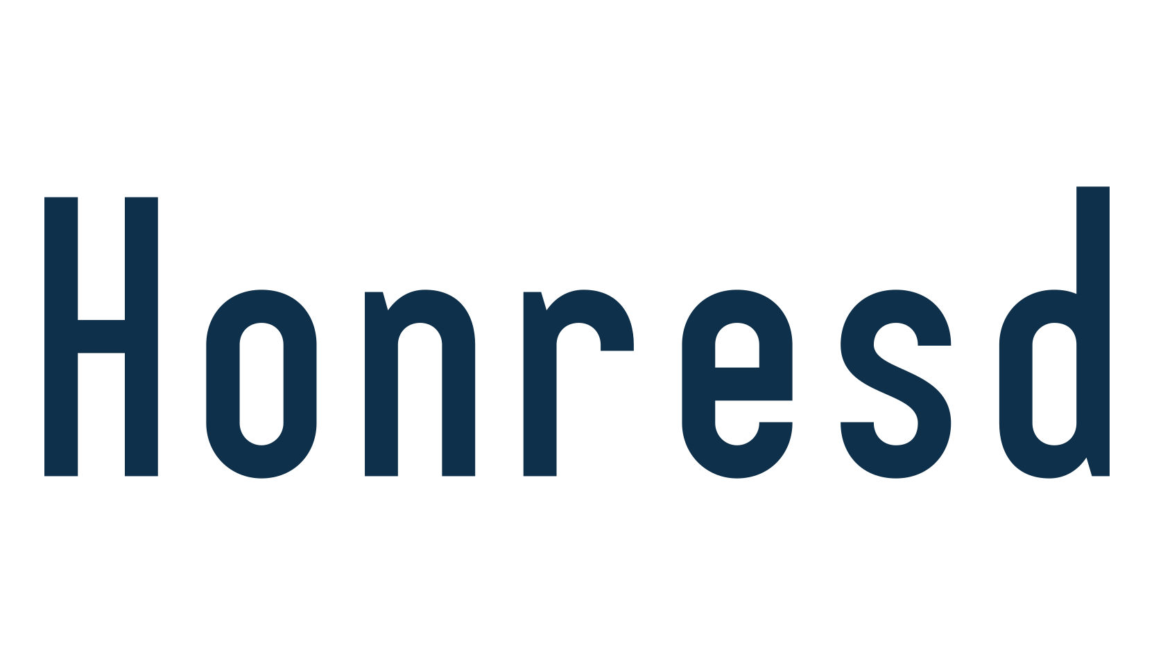 Honresd, basic sans serif font preview