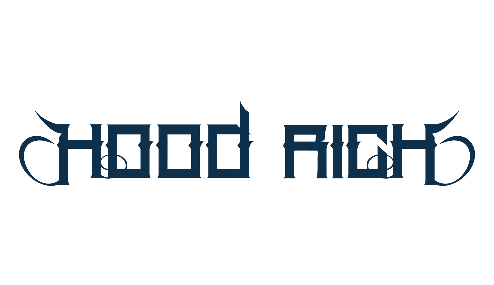 Hood Rich, gothic modern font preview