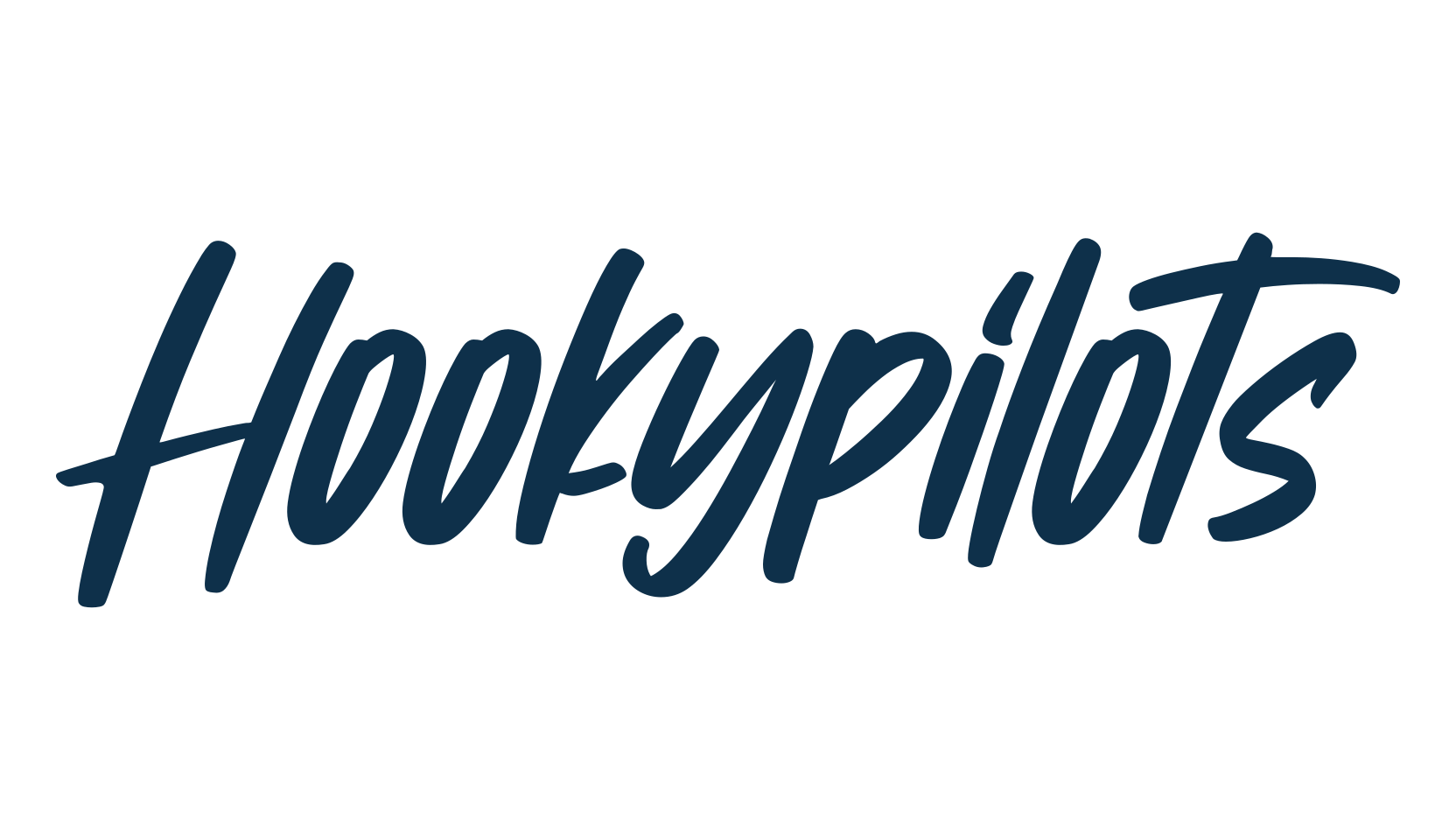 Hookypilots, script handwritten fancy decorative calligraphy font preview