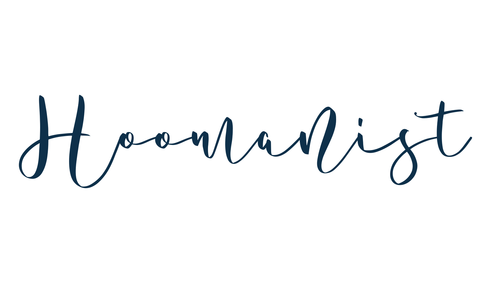 Hoomanist, handwriting font preview