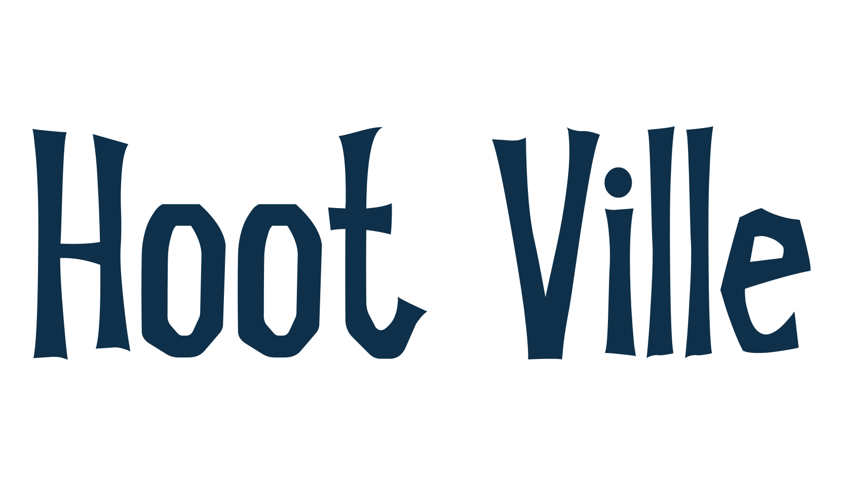 Hoot Ville, display market font preview