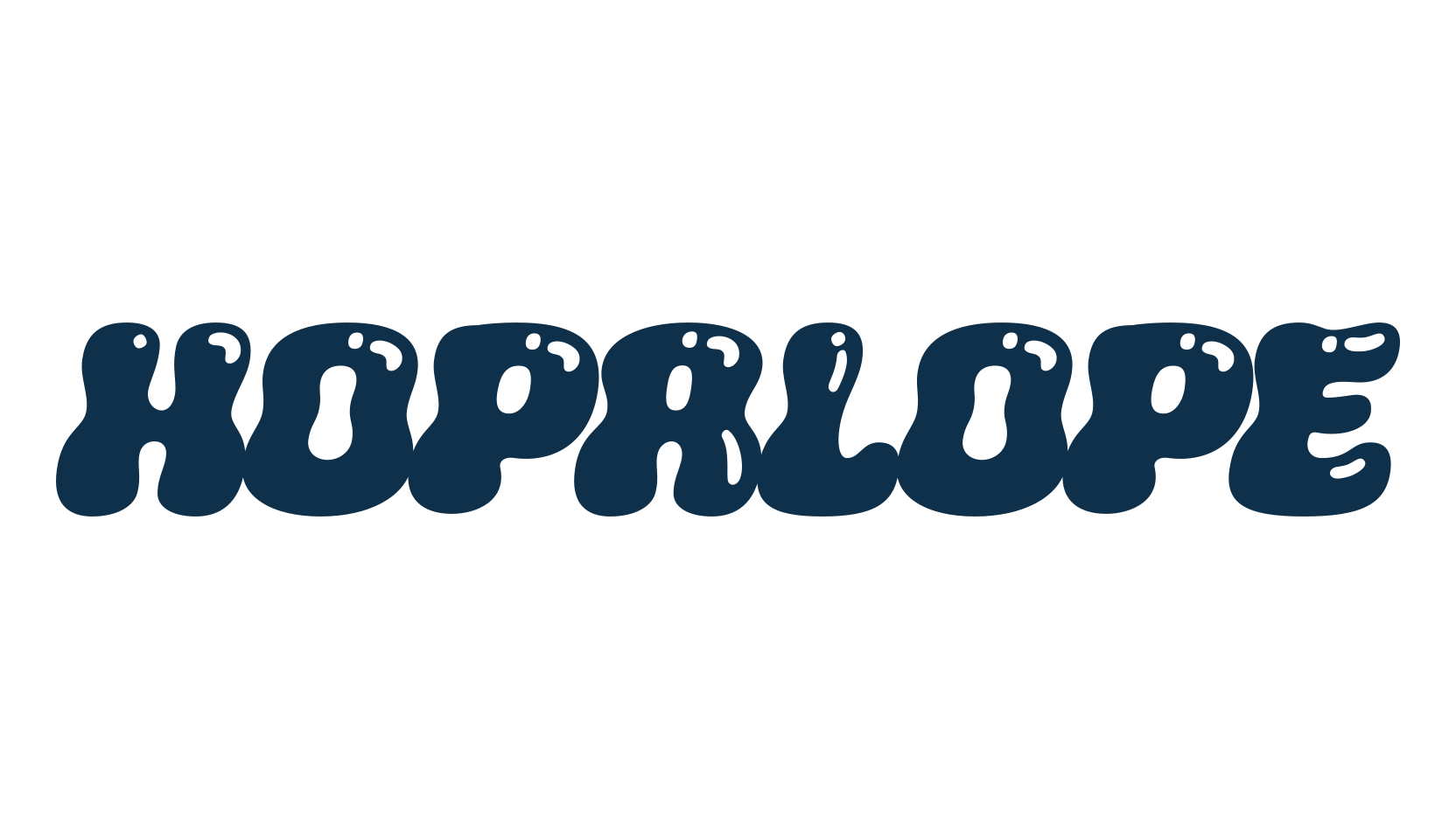 Hopalope, fancy groovy decorative font preview