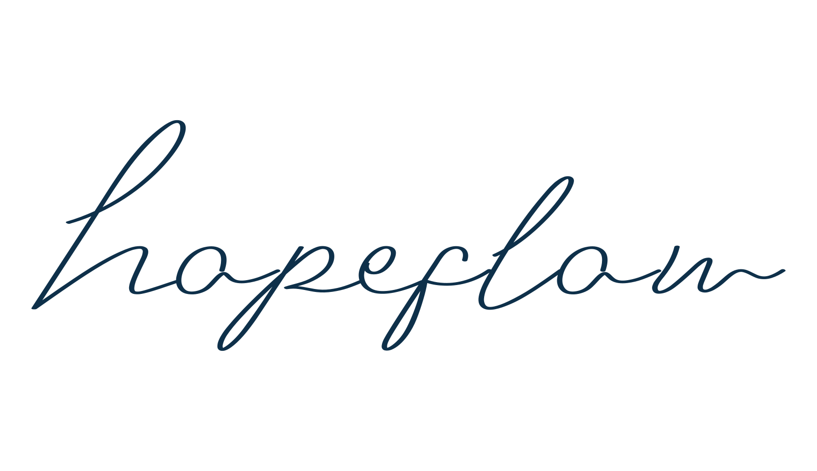 Hopeflow, script handwritten fancy decorative calligraphy font preview
