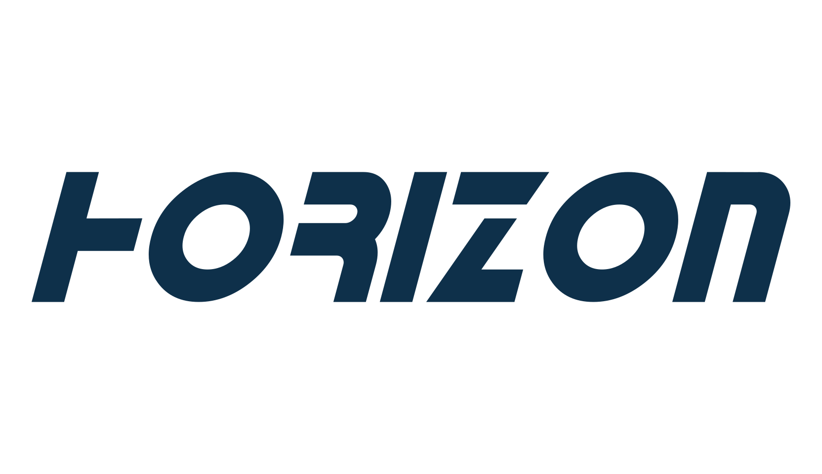 Horizon, sci-fi font preview
