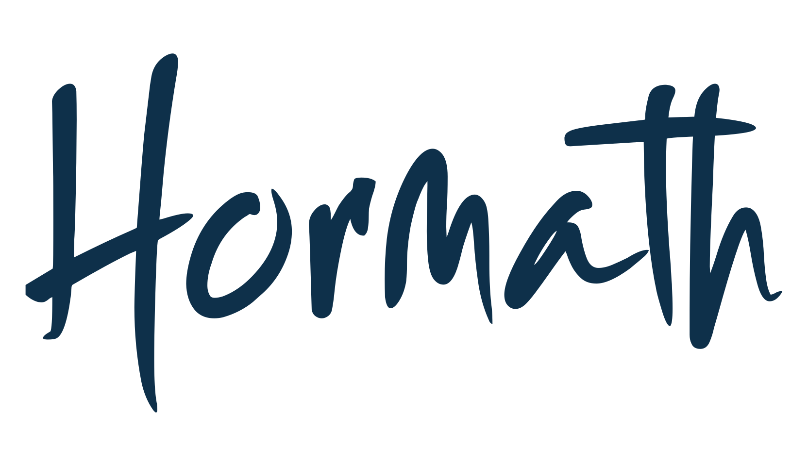 Hormath, script handwritten fancy decorative calligraphy font preview