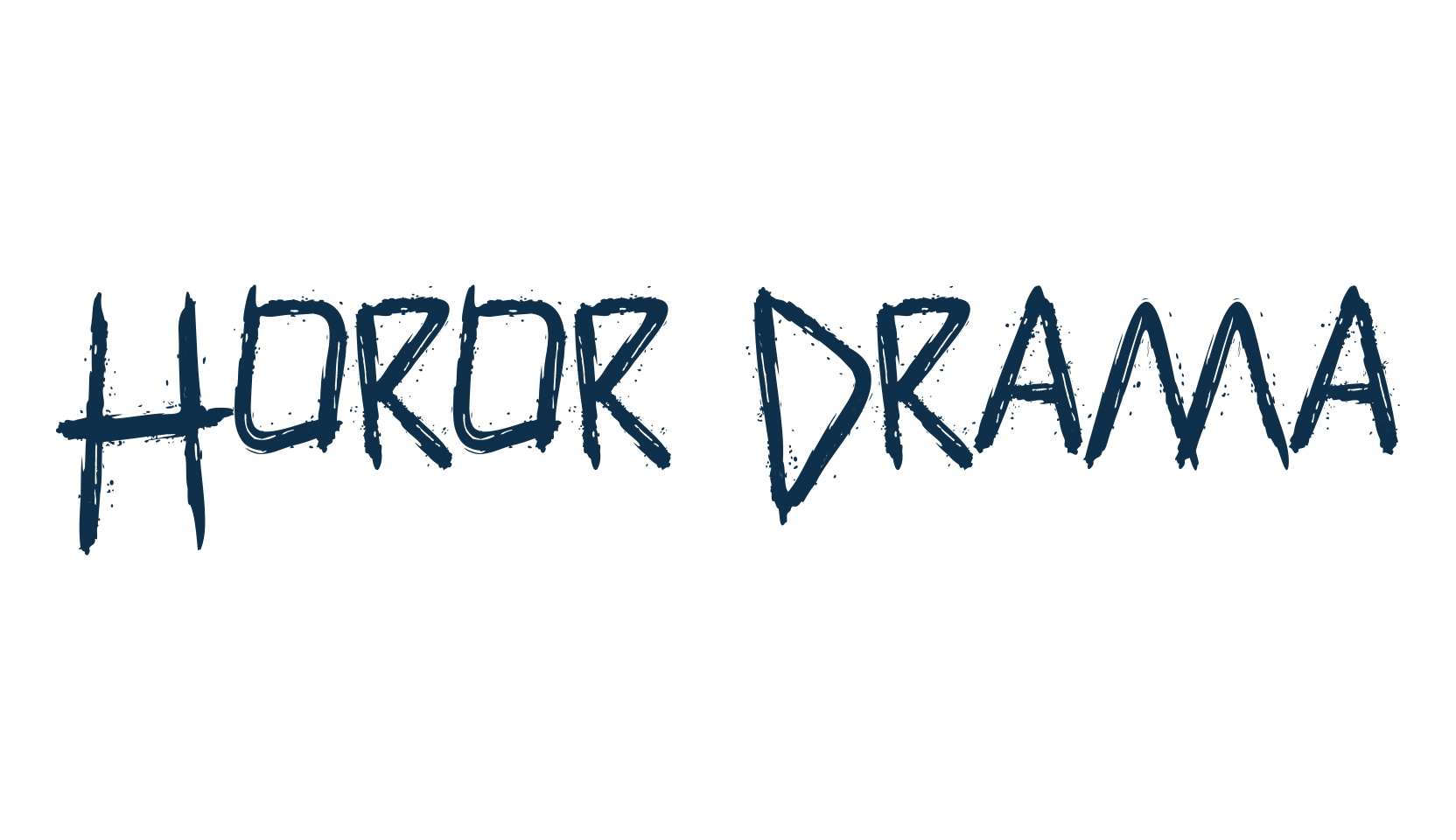 Horor Drama, holiday halloween fancy decorative horror font preview