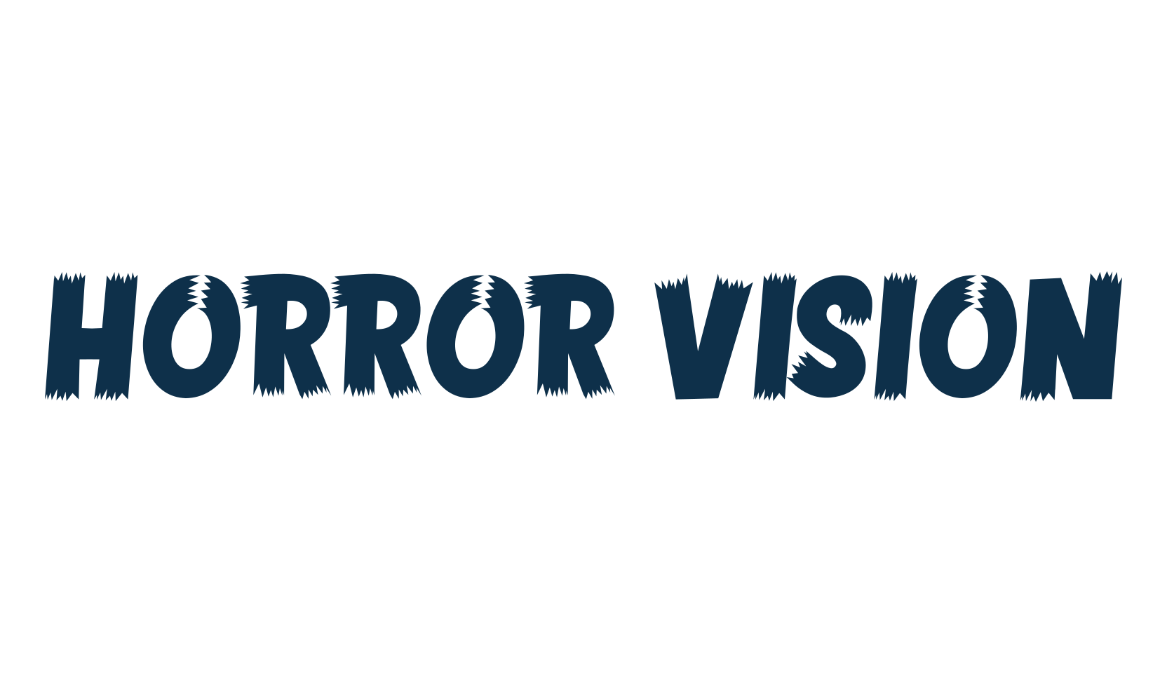Horror Vision, cartoon font preview