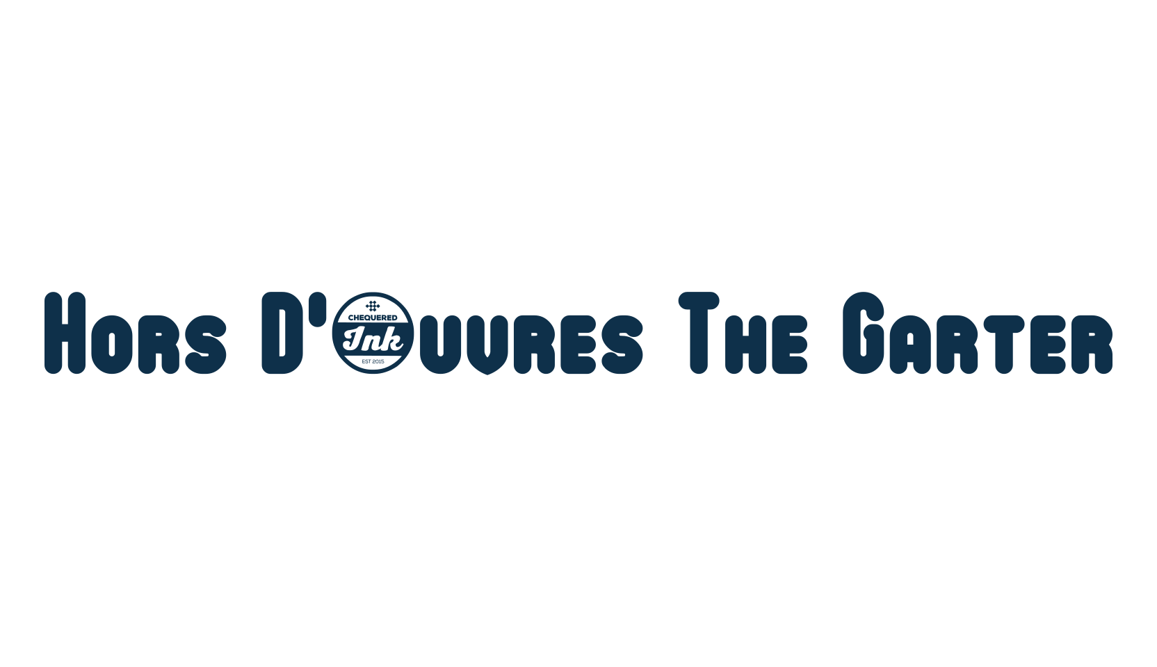 Hors D'œuvres The Garter, groovy font preview