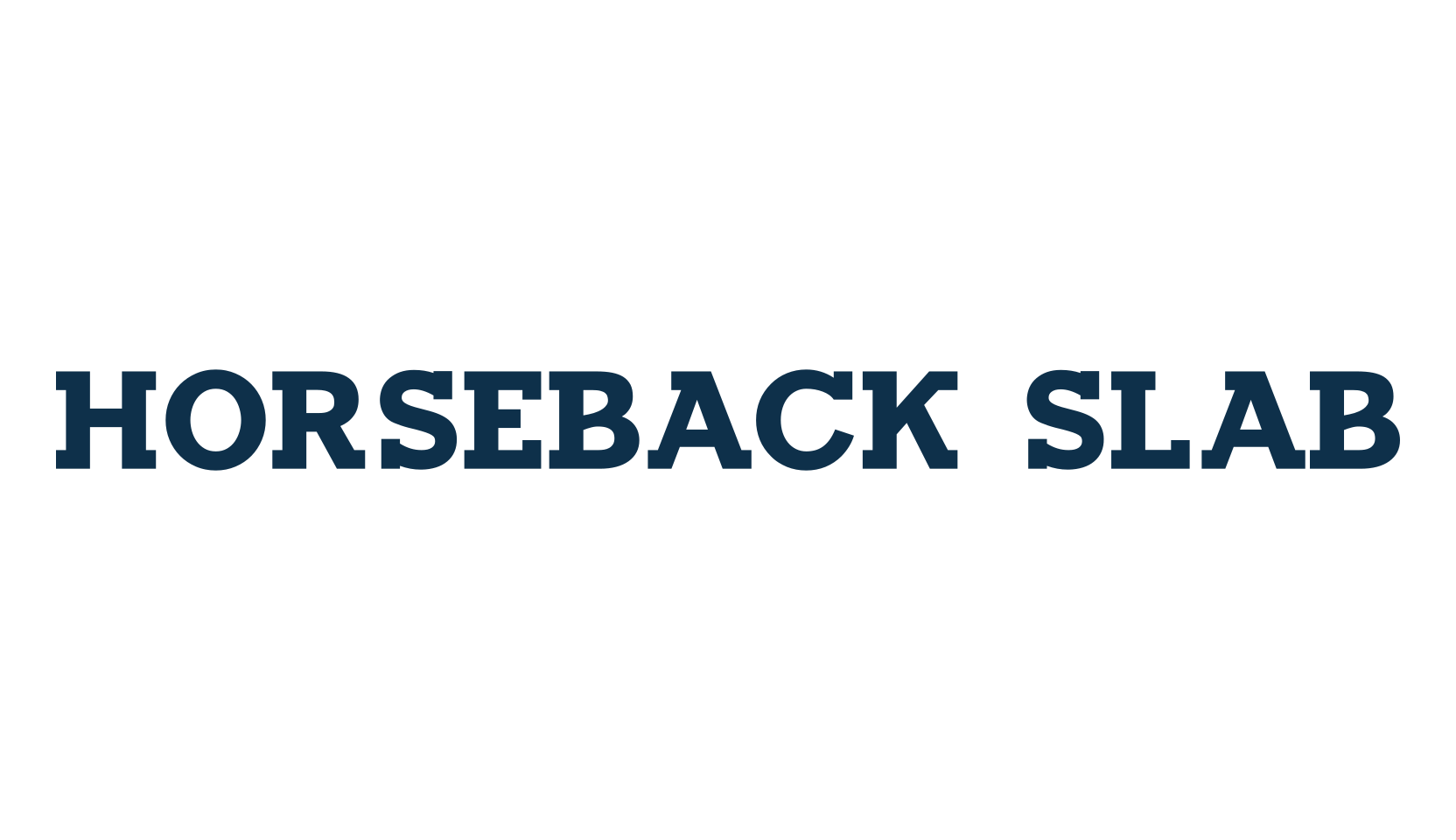 Horseback Slab, serif font preview