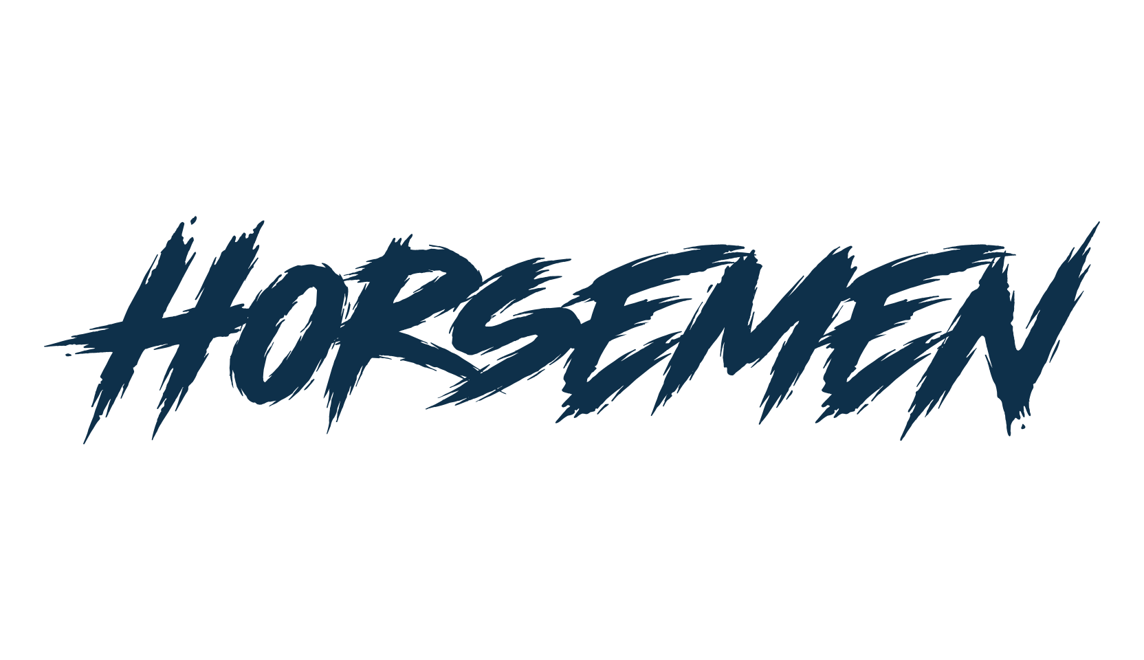 Horsemen, brush font preview
