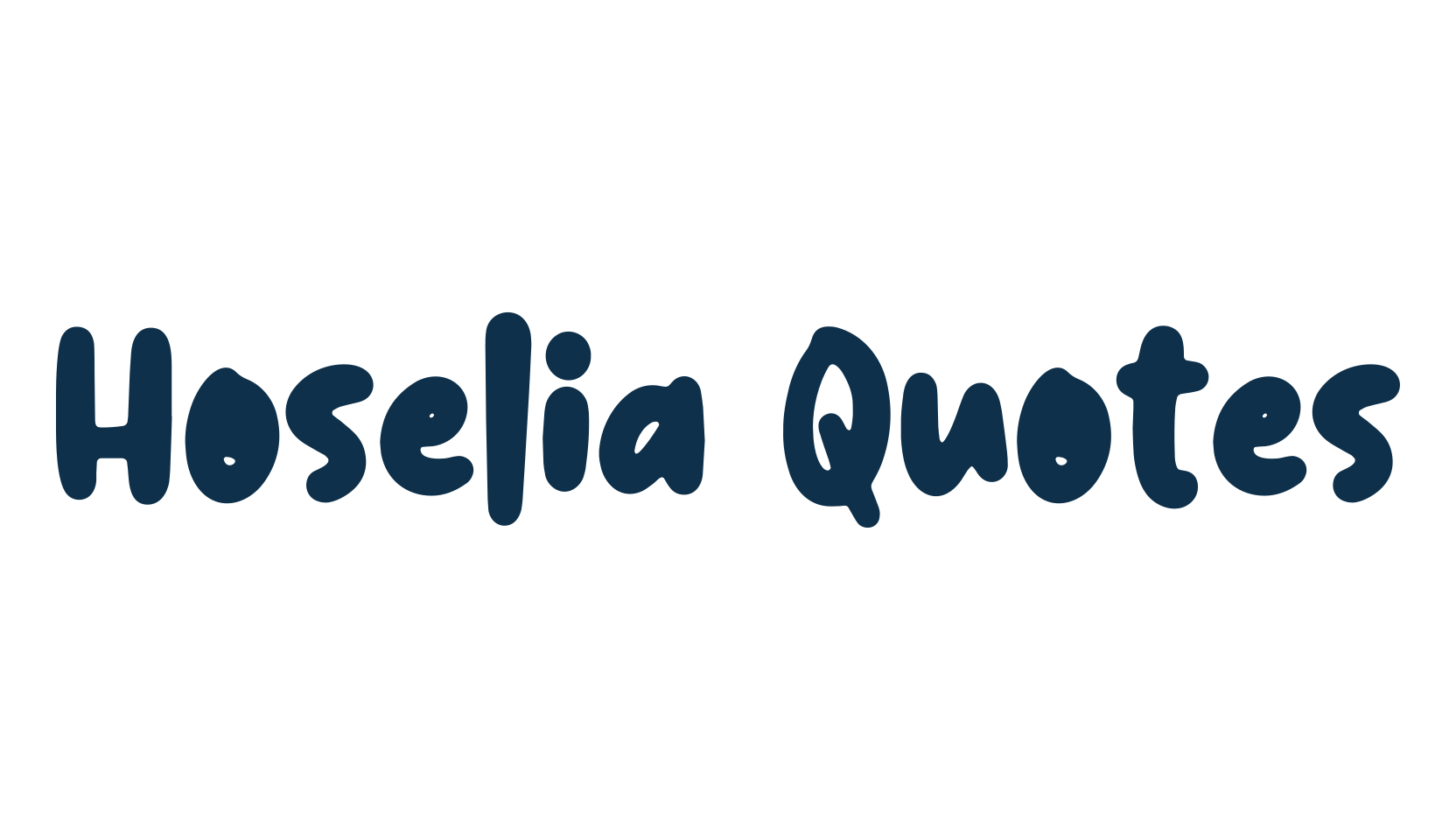 Hoselia Quotes, cartoon font preview