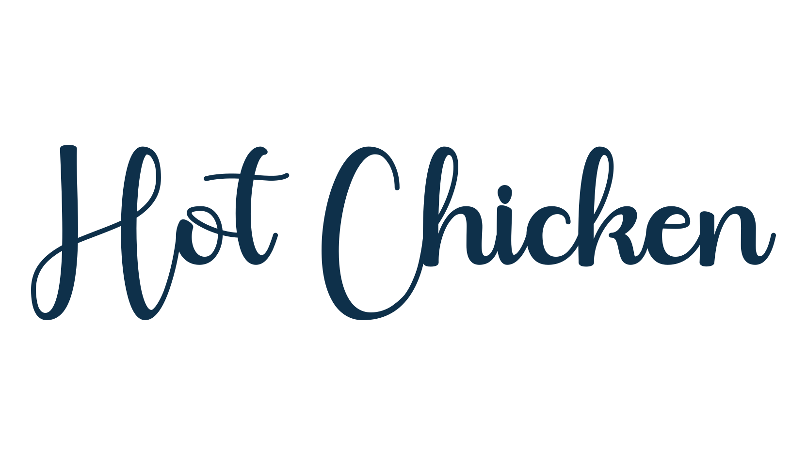 Hot Chicken, fancy decorative font preview