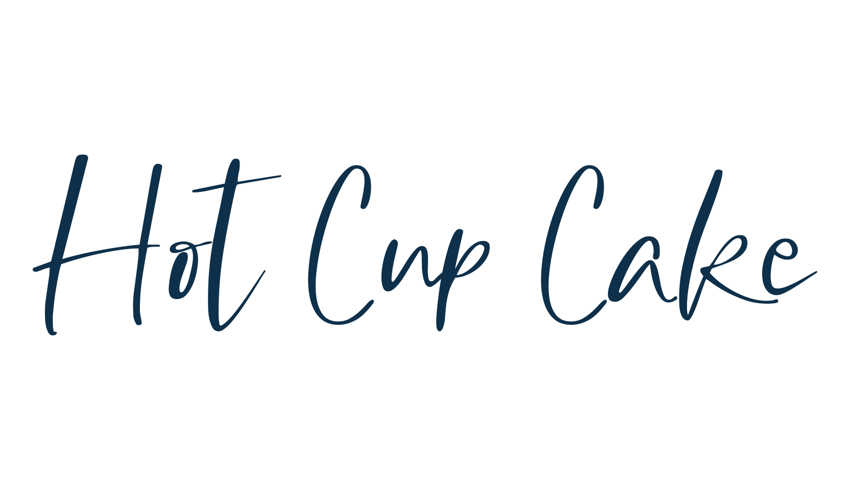 Hot Cup Cake, script handwritten fancy decorative calligraphy font preview