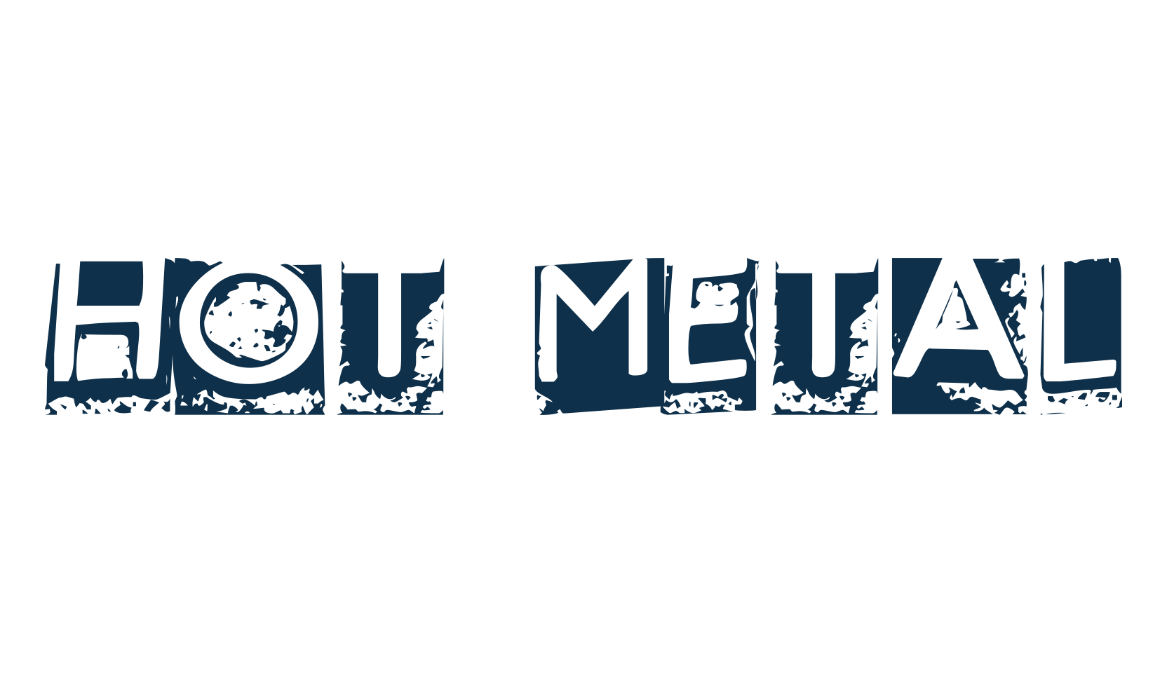 Hot Metal, destroy font preview