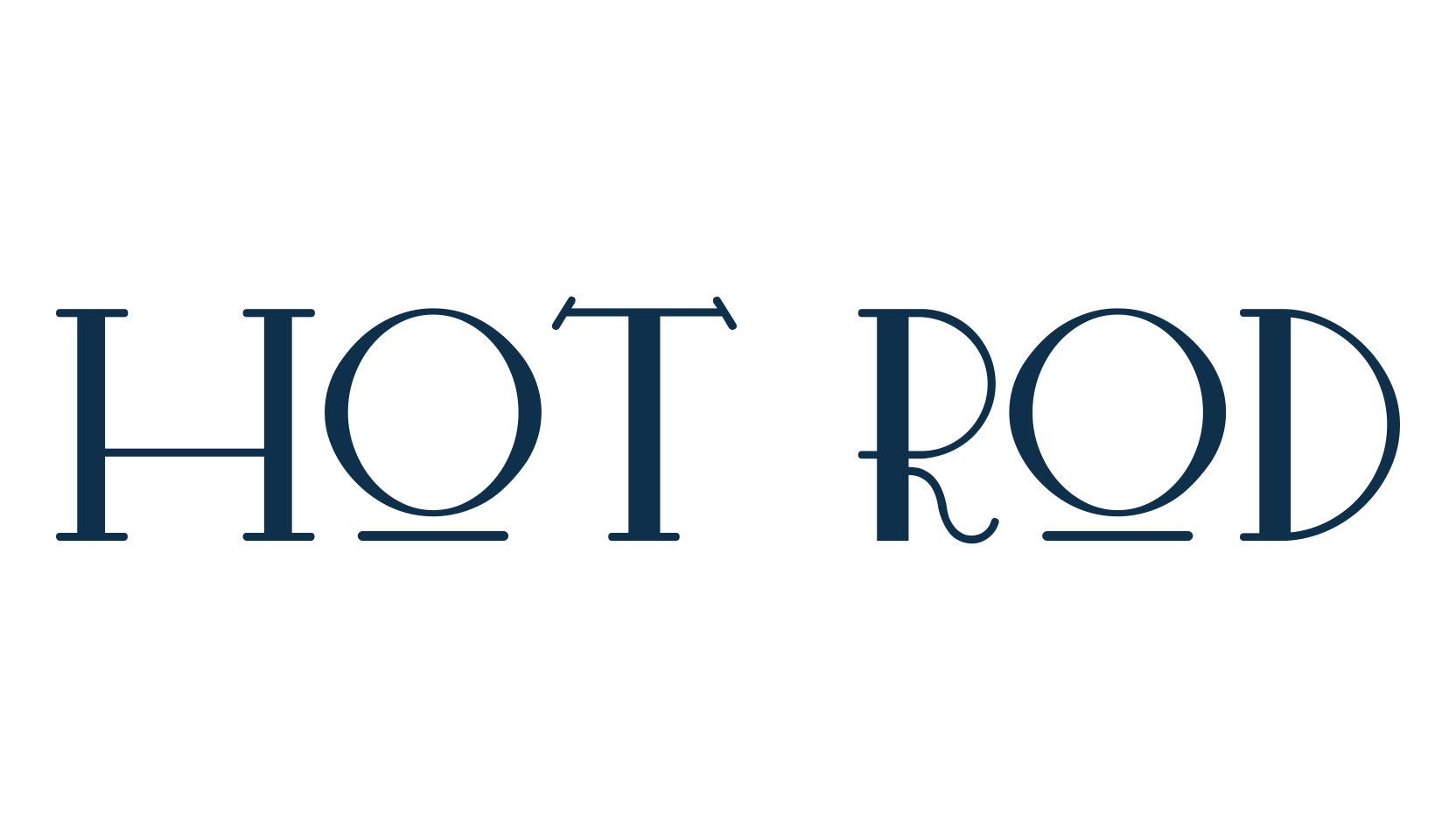 Hot Rod, fancy retro decorative font preview