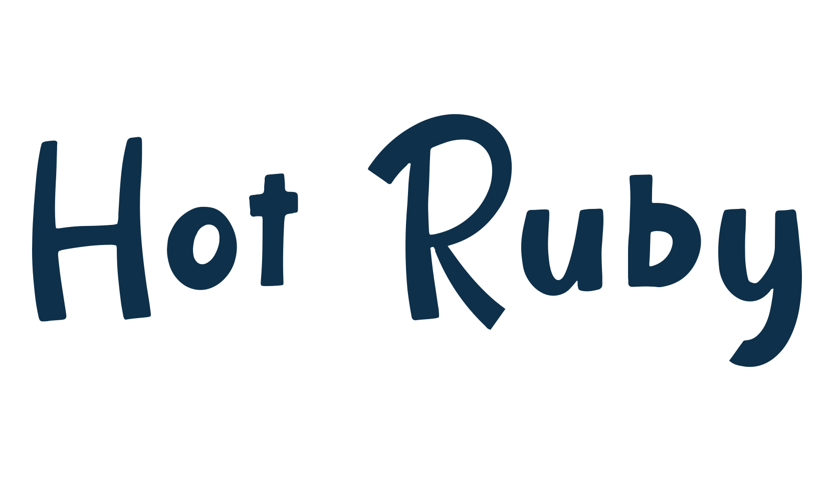 Hot Ruby, display market font preview