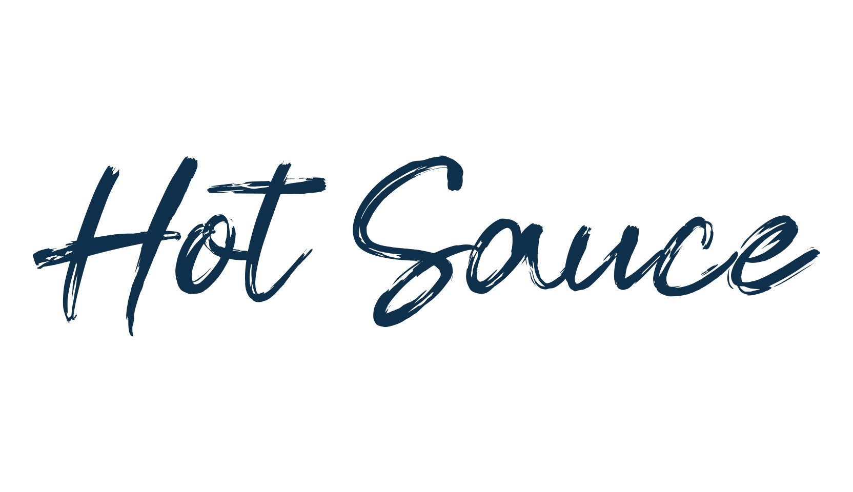 Hot Sauce (hot-sauce-2), brush font preview