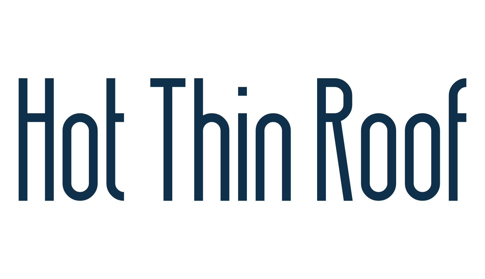 Hot Thin Roof, sans serif font preview