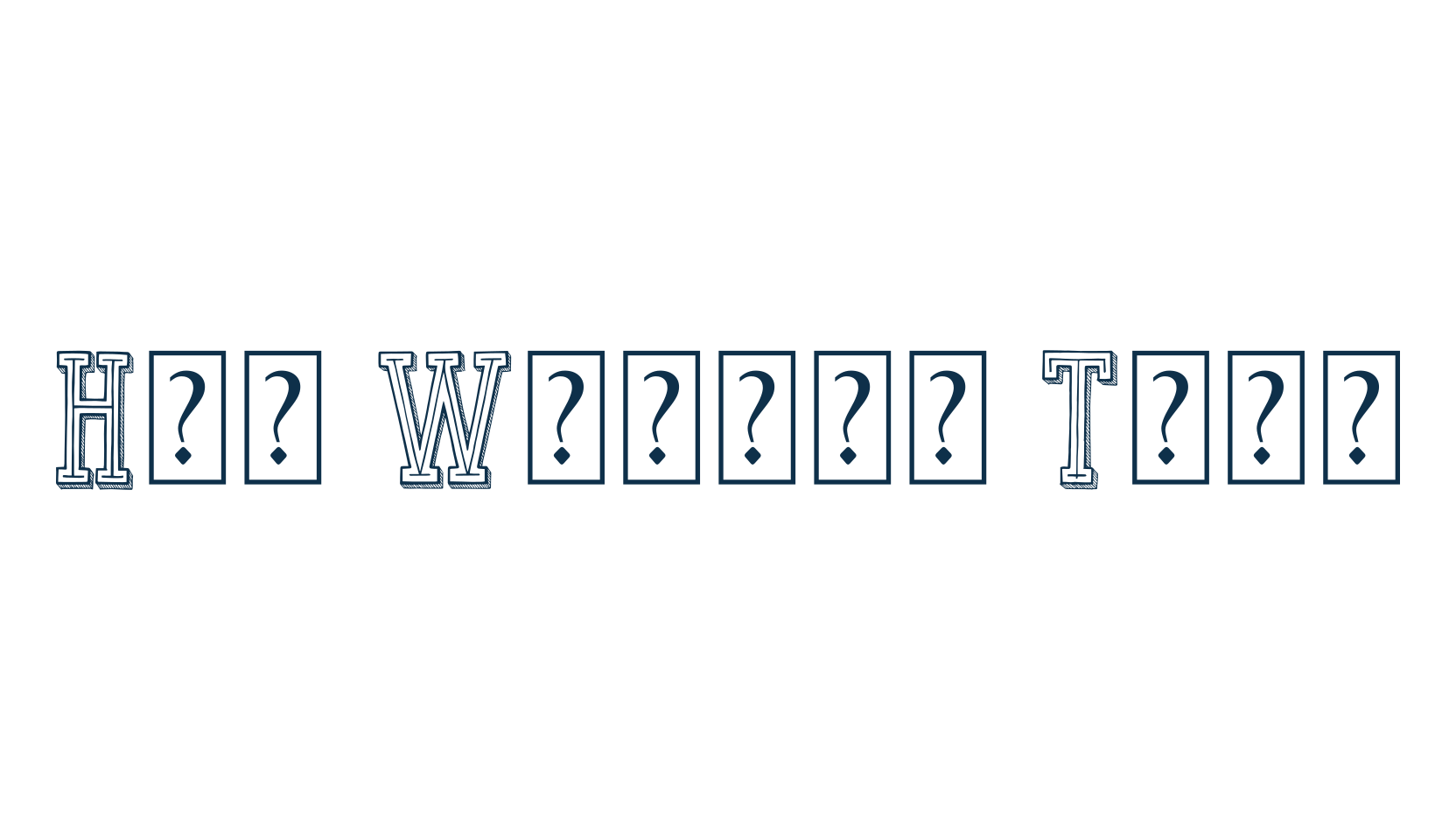 Hot Winner Team, old school font preview