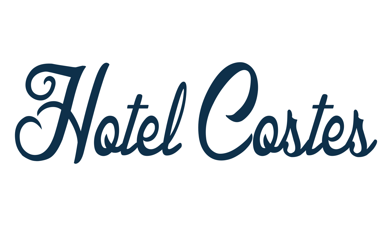 Hotel Costes, fancy old school decorative script calligraphy font preview