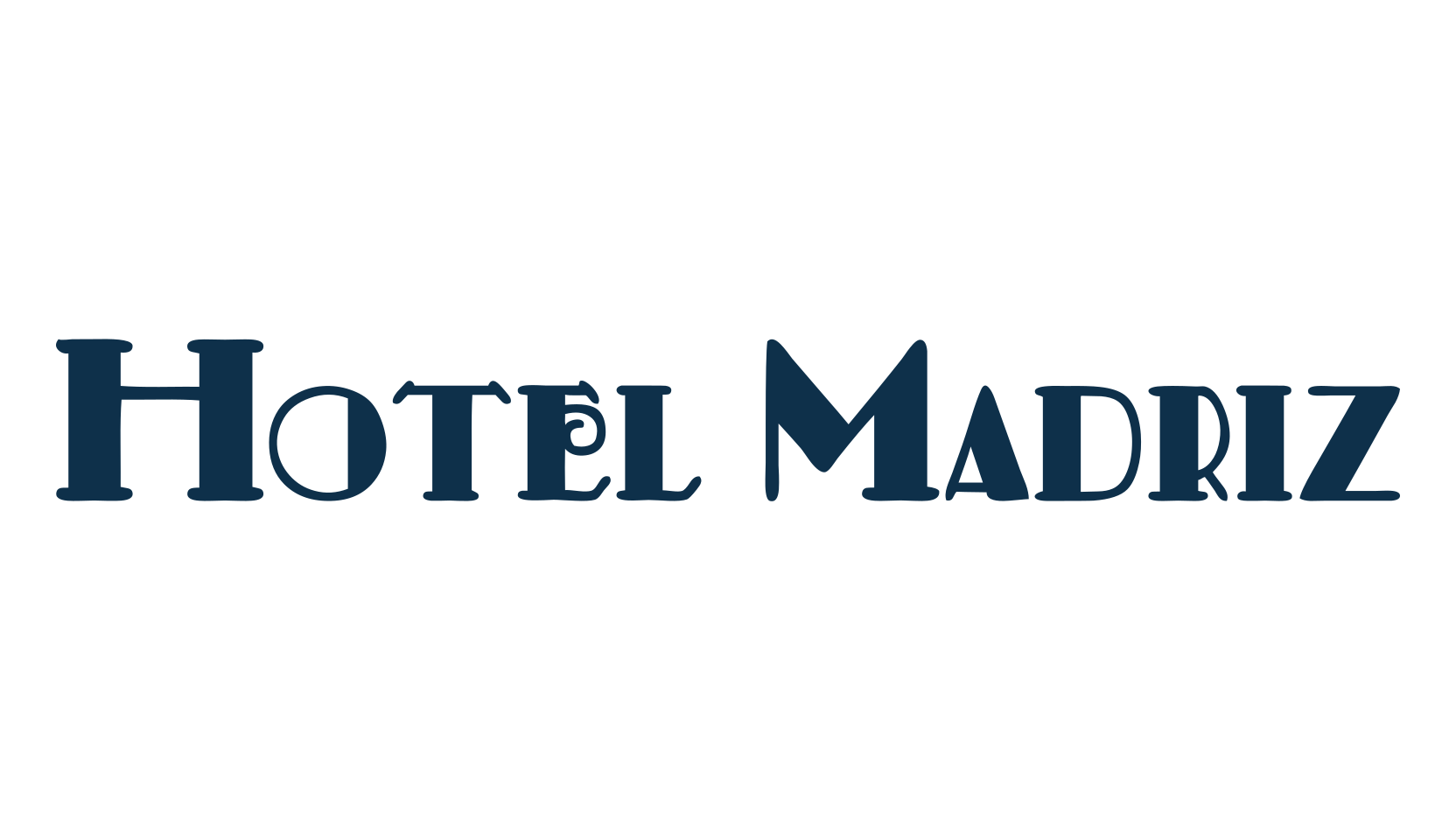 Hotel Madriz, retro font preview