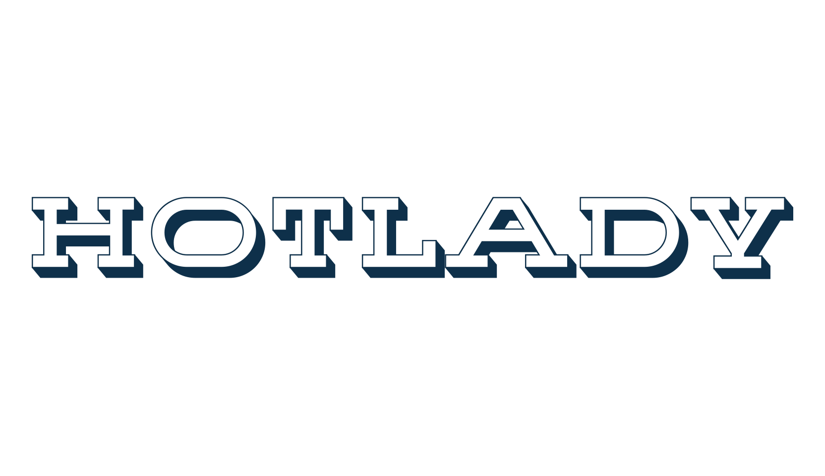 Hotlady, retro font preview