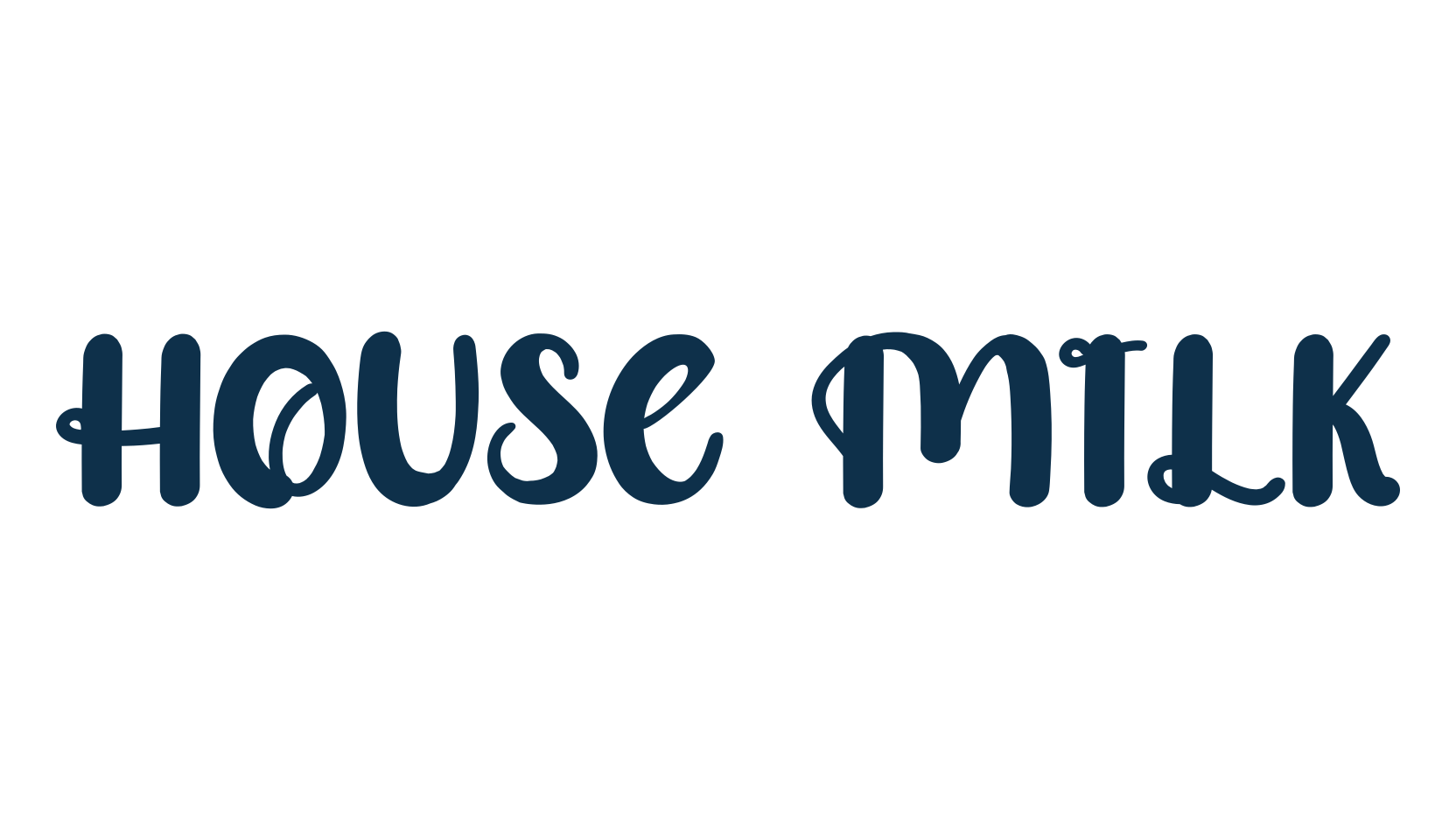 House Milk, display market font preview