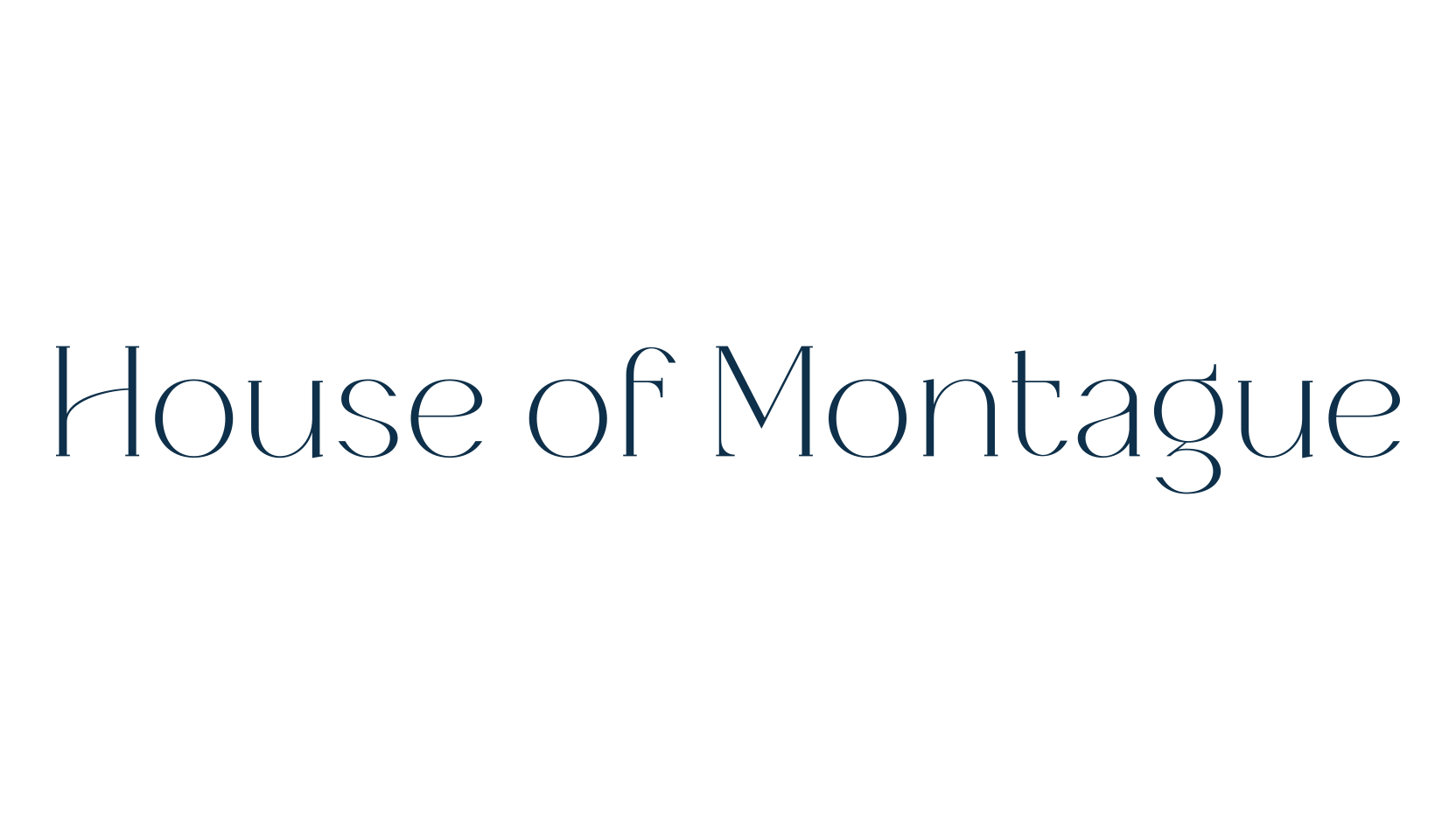 House of Montague, serif font preview