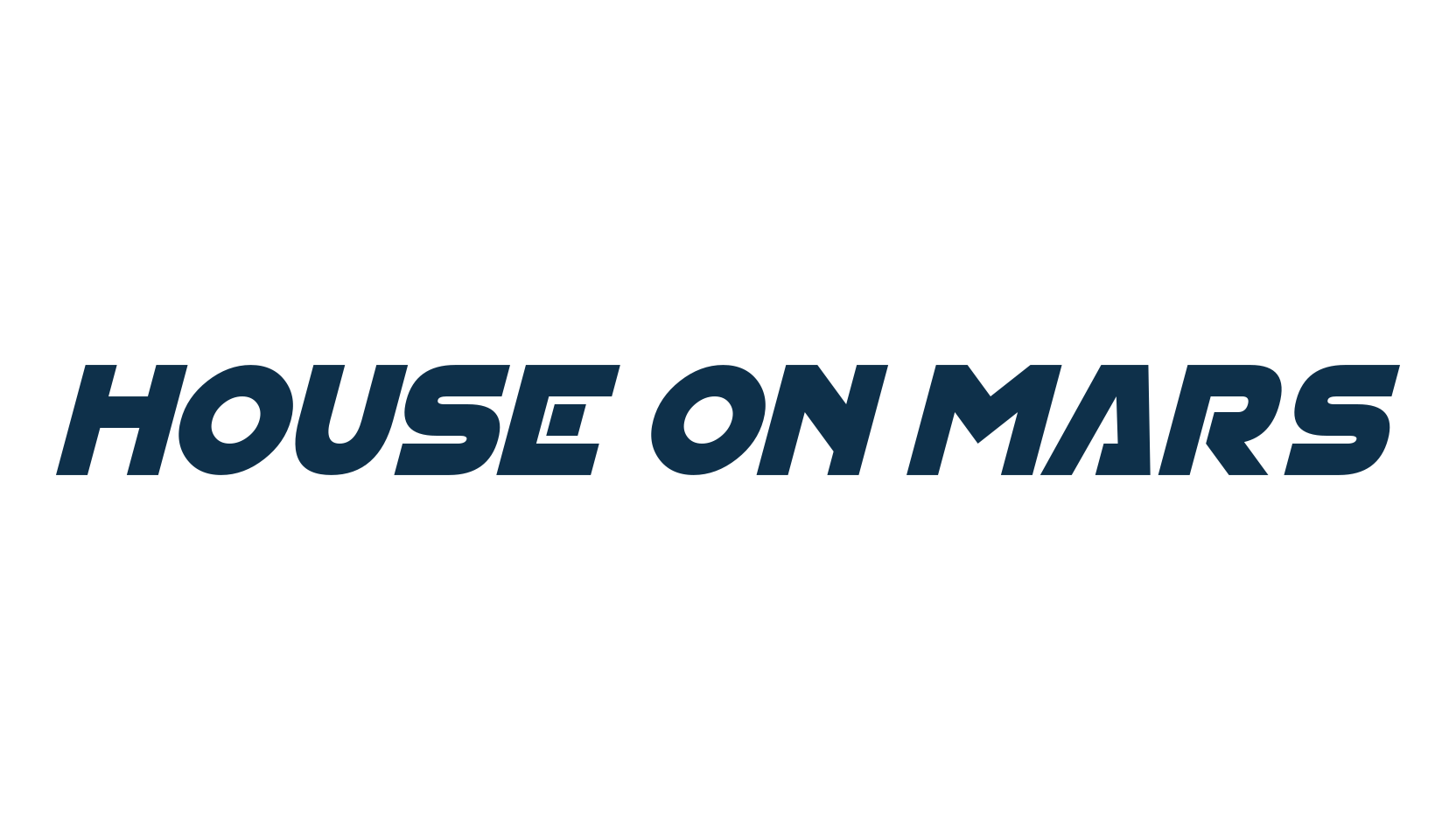 House On Mars, techno sci-fi font preview