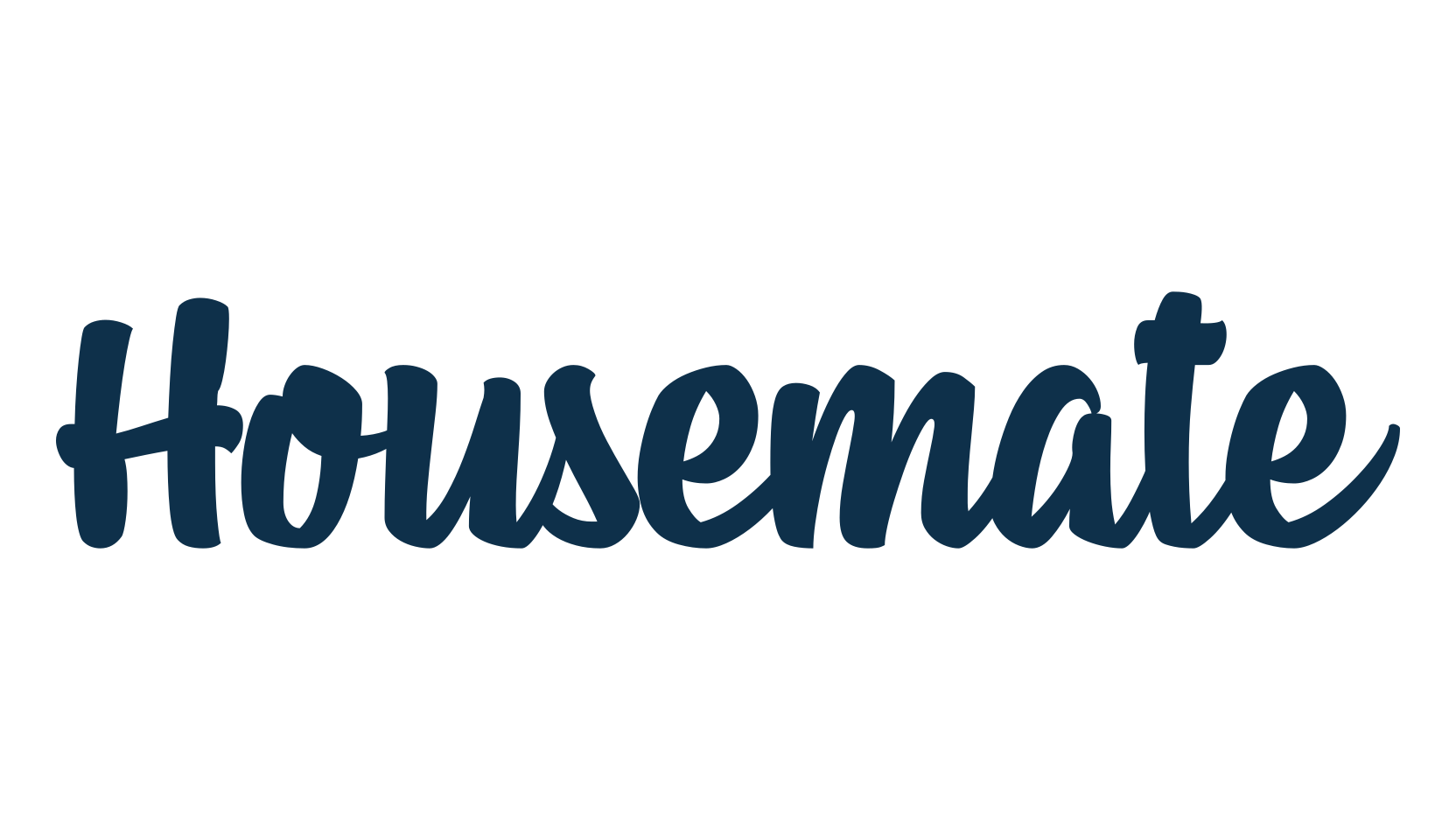 Housemate, brush font preview