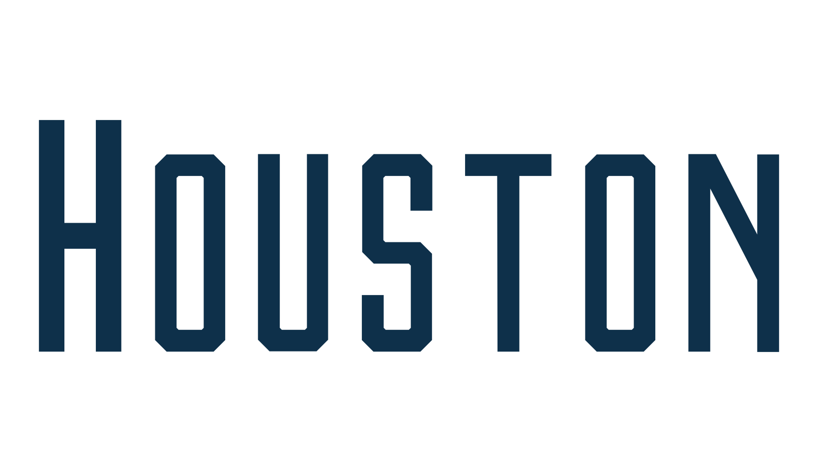 Houston, old school font preview