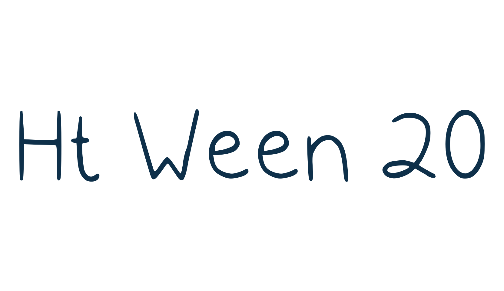 Ht Ween 20, script handwritten fancy decorative calligraphy font preview