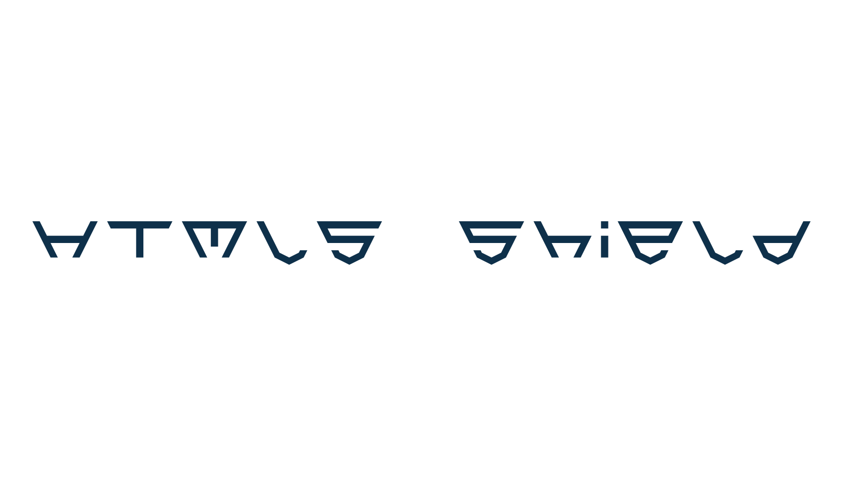 HTML5 Shield, sci-fi font preview